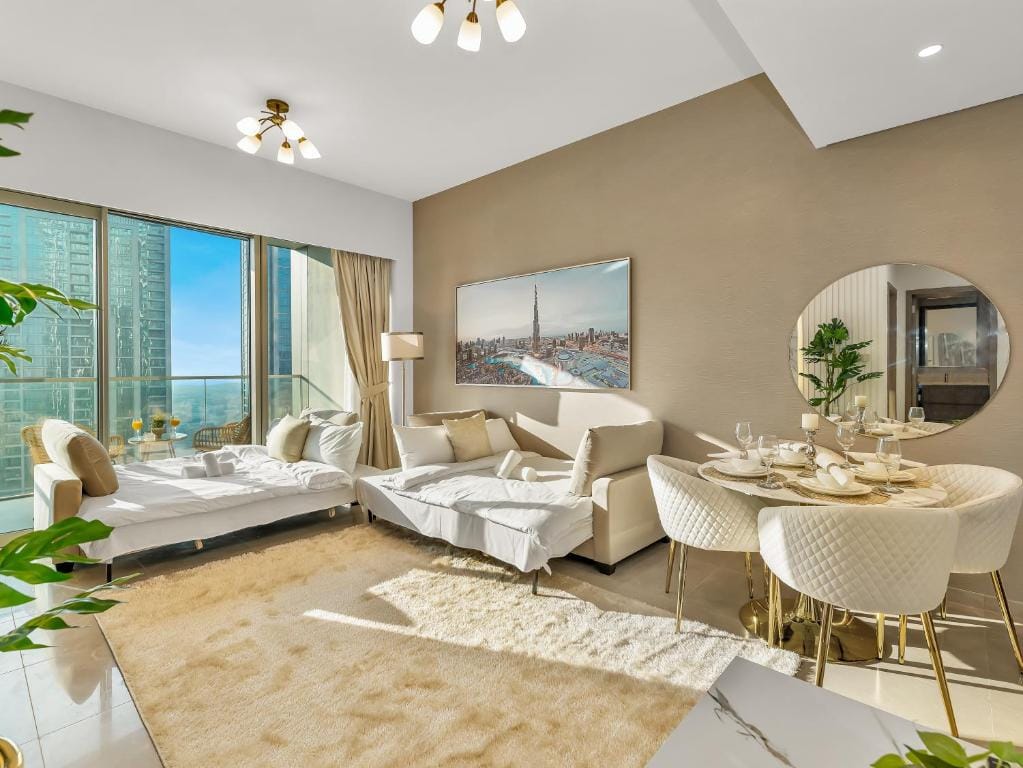 Luxury 1BR 5min to Dubai Mall Burj Khalifa View from pool — 2
